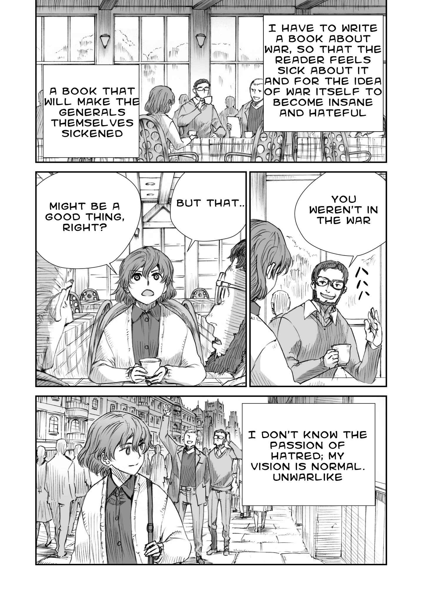 Page 14 Chapter 13 Sensou wa Onna no Kao wo Shiteinai