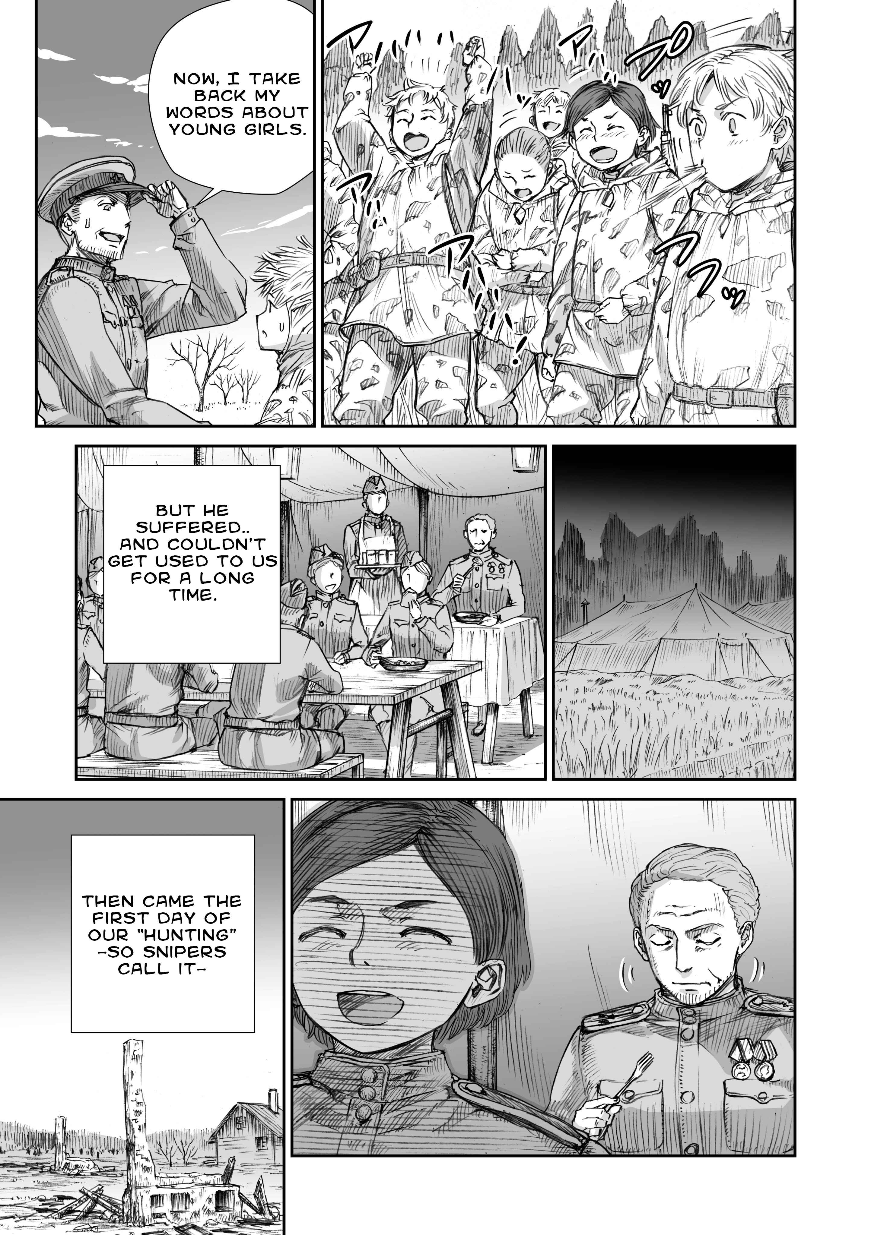 Page 11 Chapter 9.2 Sensou wa Onna no Kao wo Shiteinai