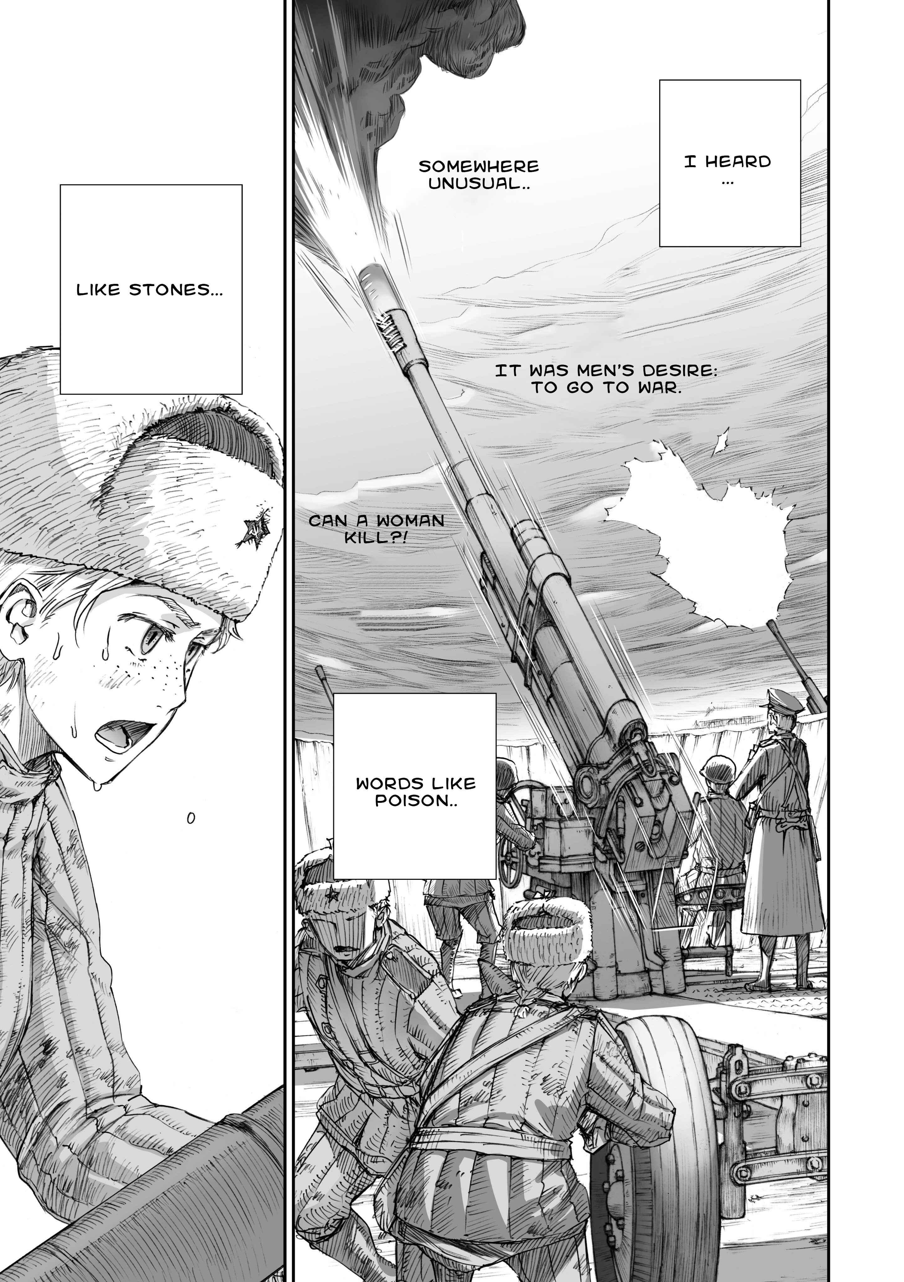 Page 1 Chapter 5 Sensou wa Onna no Kao wo Shiteinai