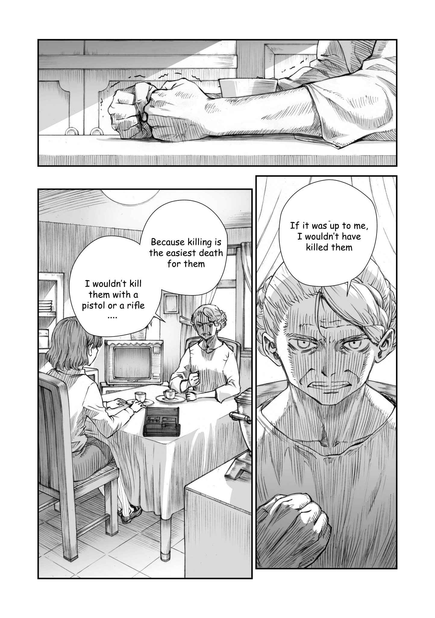 Page 13 Chapter 14 Sensou wa Onna no Kao wo Shiteinai