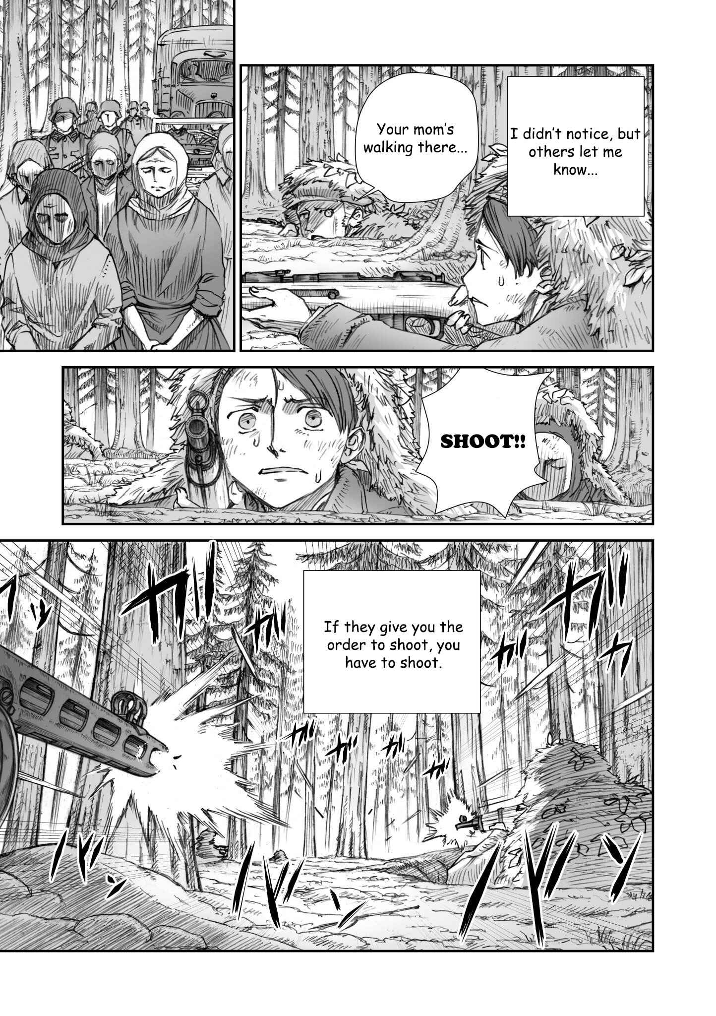 Page 5 Chapter 14 Sensou wa Onna no Kao wo Shiteinai