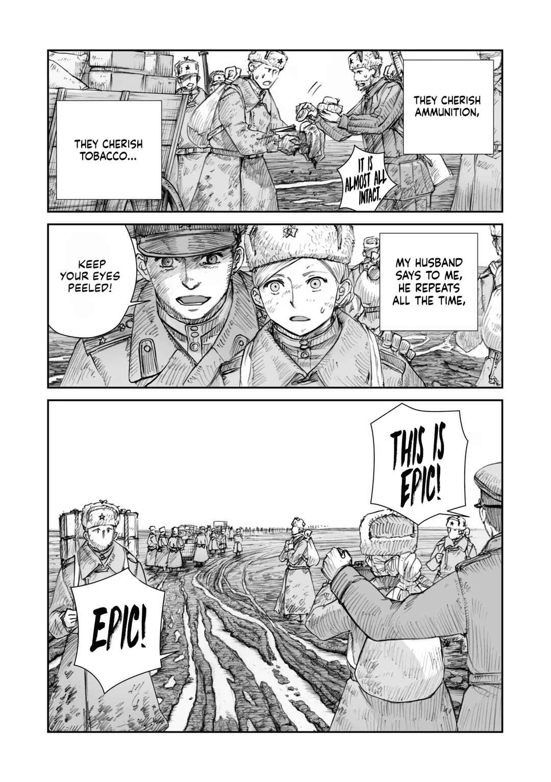 Page 6 Chapter 24.3 Sensou wa Onna no Kao wo Shiteinai
