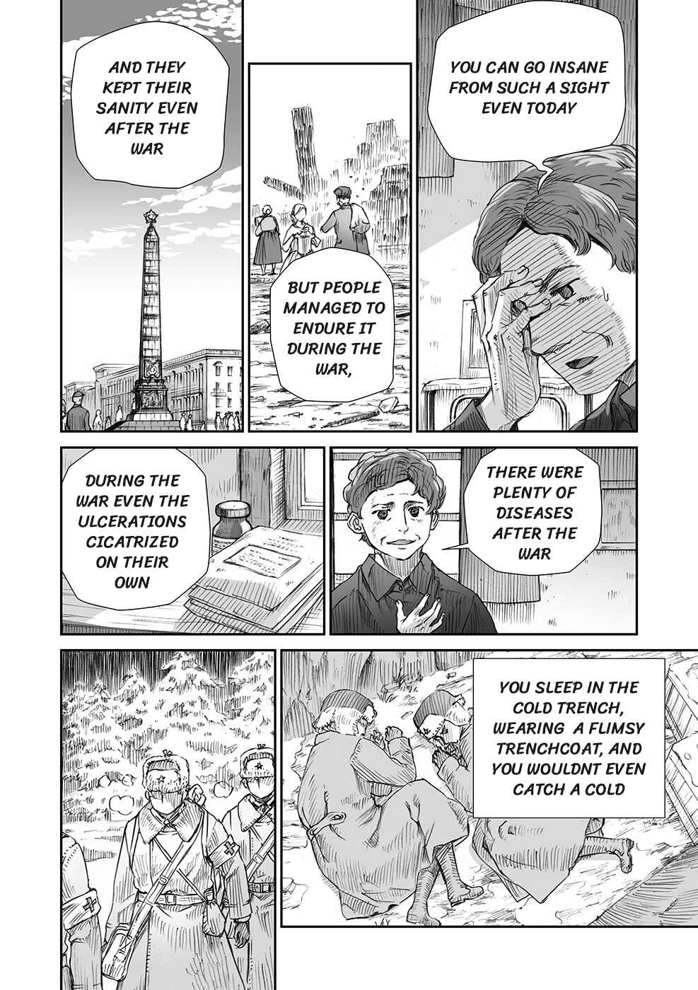 Page 10 Chapter 16 Sensou wa Onna no Kao wo Shiteinai