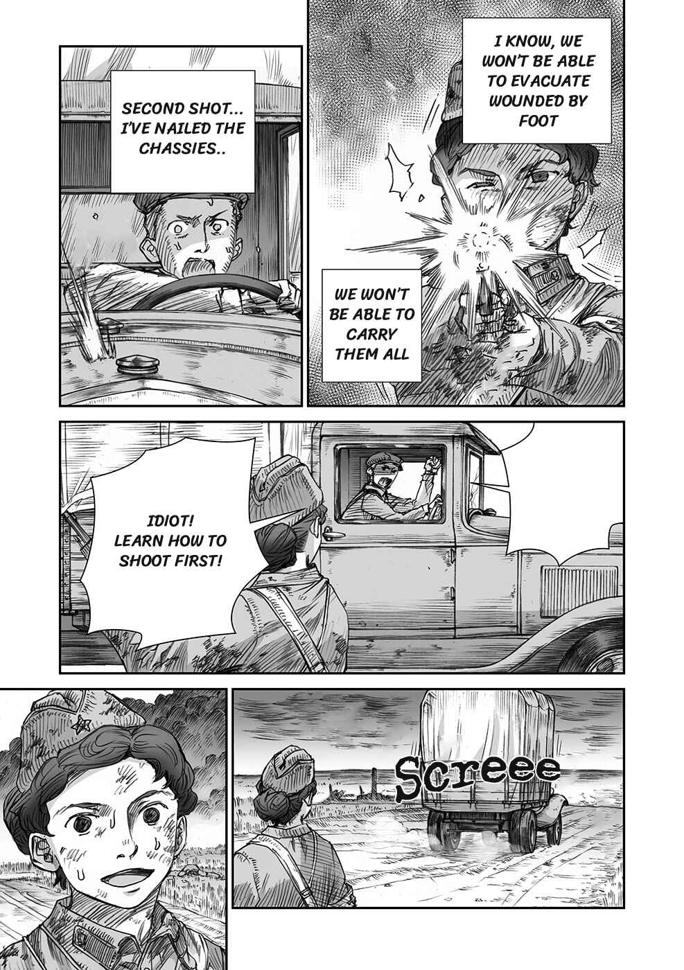 Page 15 Chapter 16 Sensou wa Onna no Kao wo Shiteinai