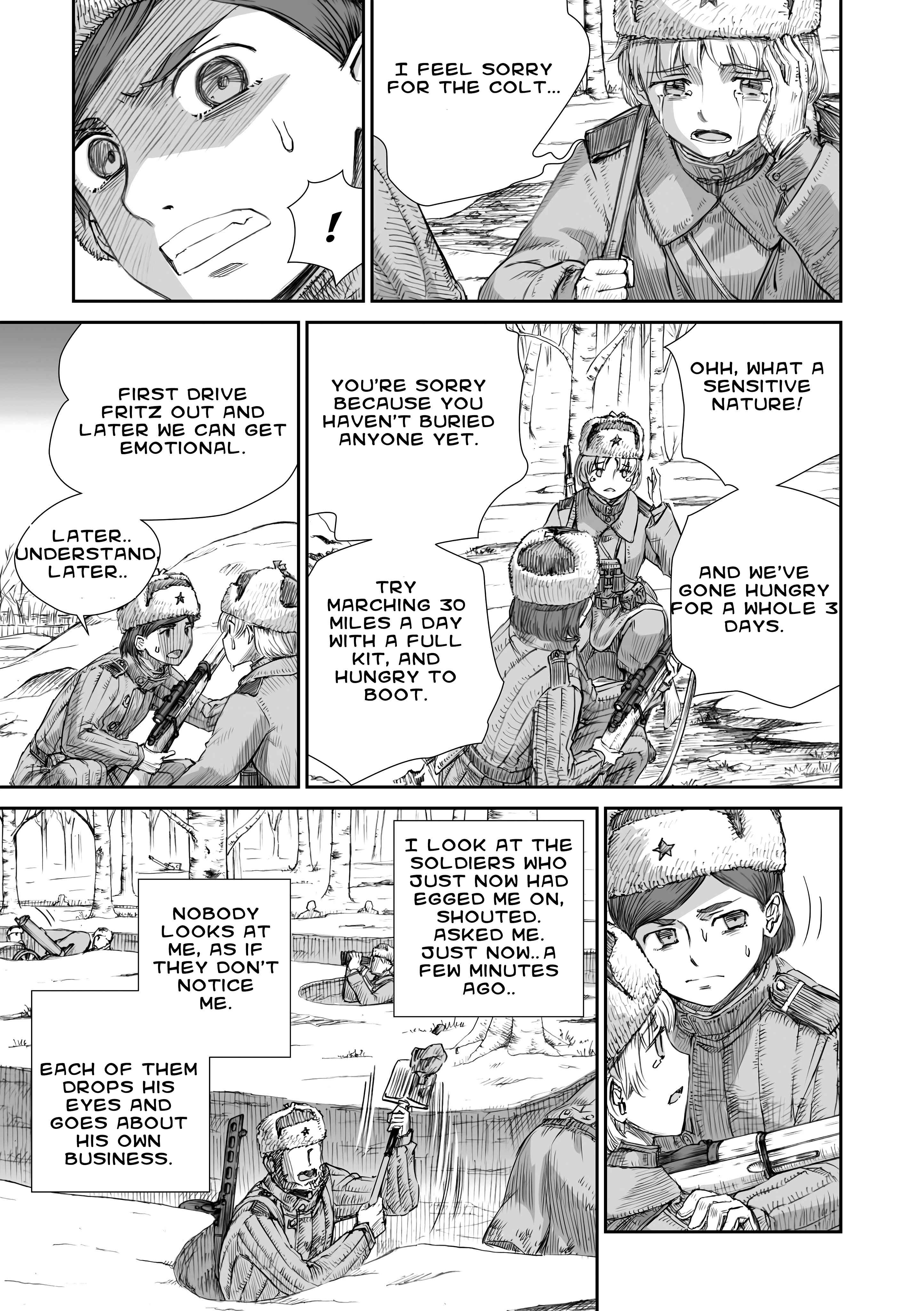 Page 19 Chapter 3 Sensou wa Onna no Kao wo Shiteinai