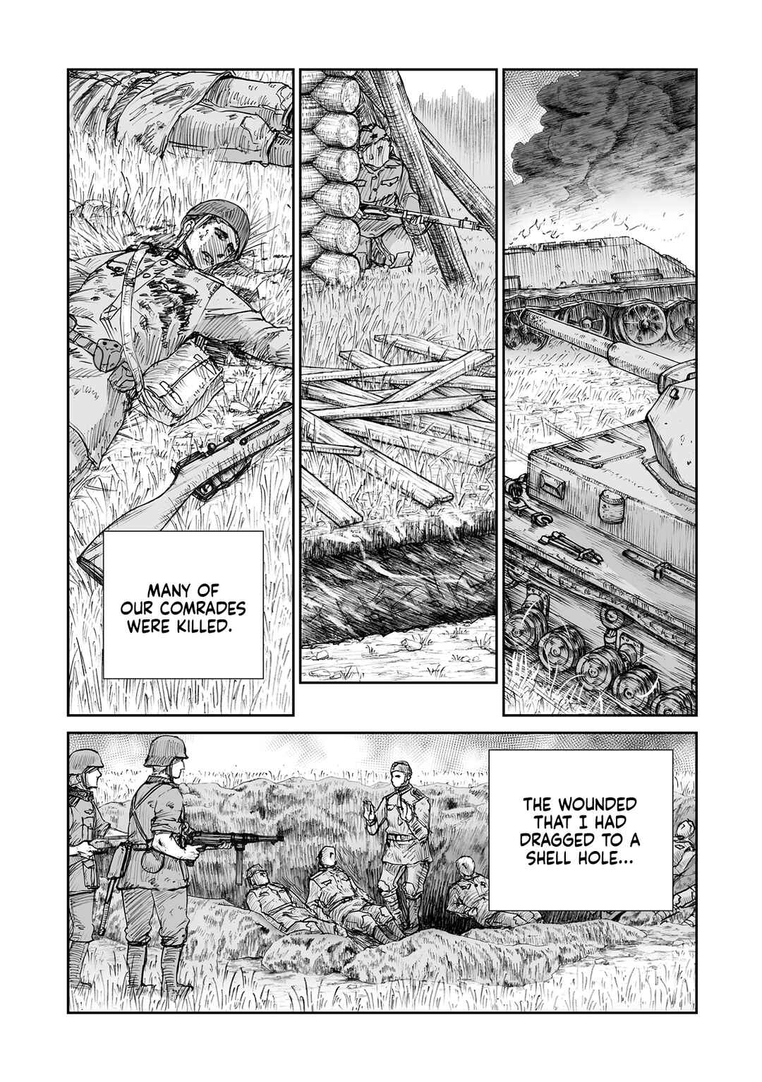Page 9 Chapter 32.8 Sensou wa Onna no Kao wo Shiteinai