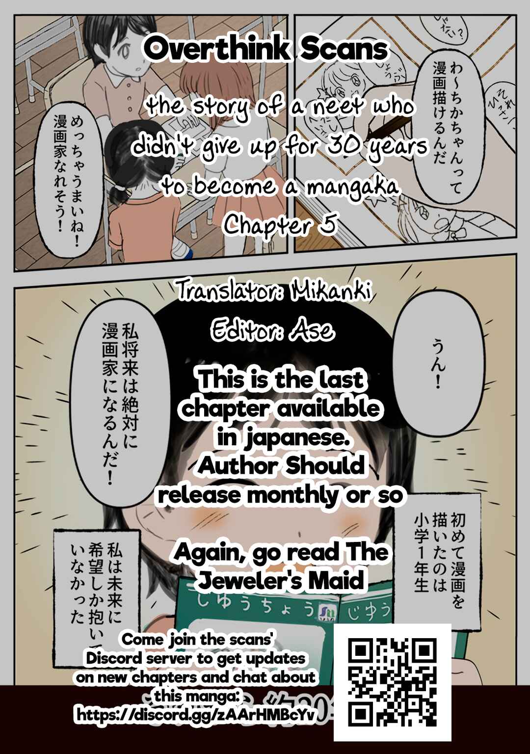 Page 10 Chapter 5 Essei Manga Matome ~30-nen Akiramezu ni Mangaka ni Natta Nīto no Ohanashi~