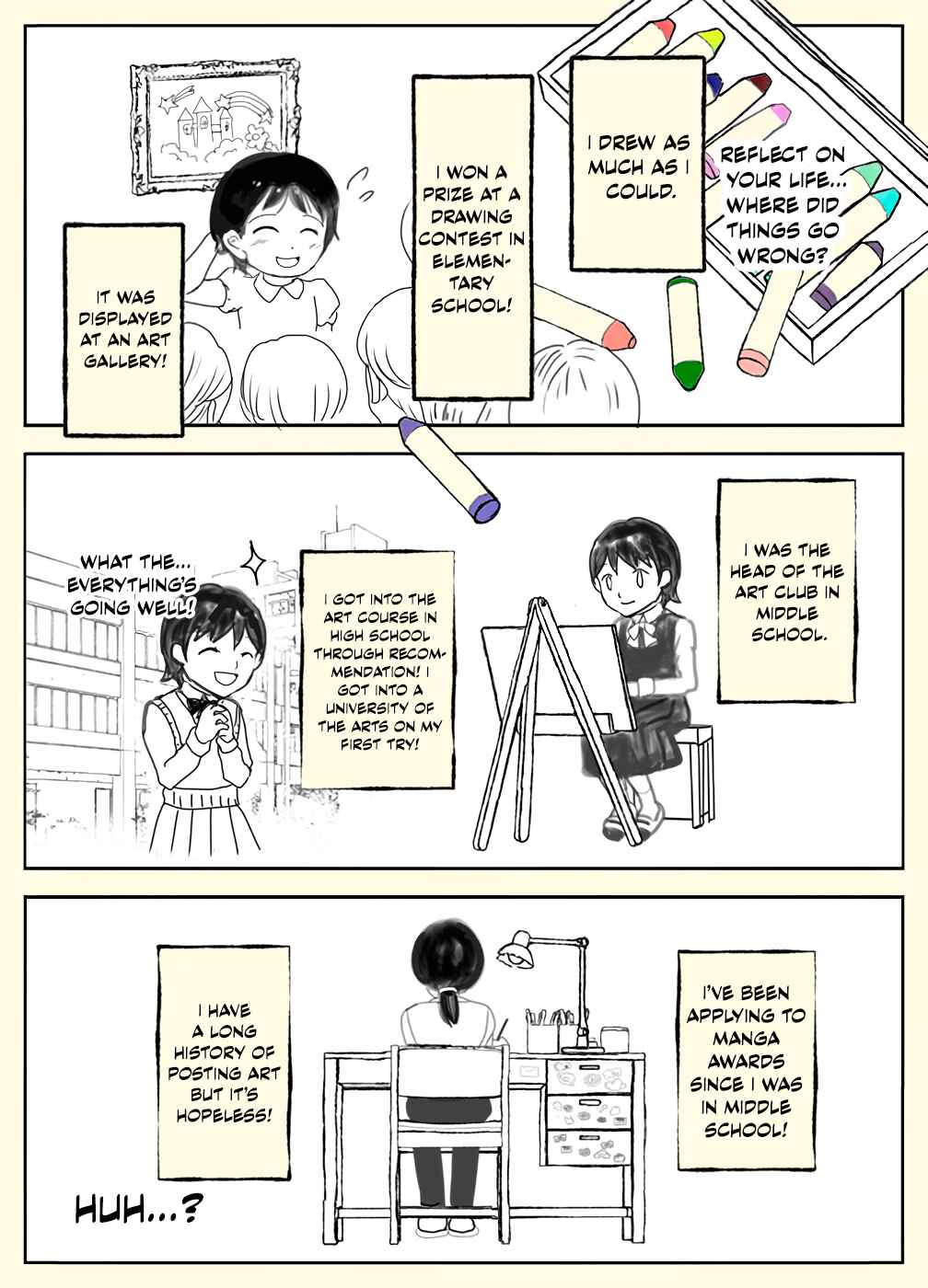 Page 3 Chapter 1 Essei Manga Matome ~30-nen Akiramezu ni Mangaka ni Natta Nīto no Ohanashi~
