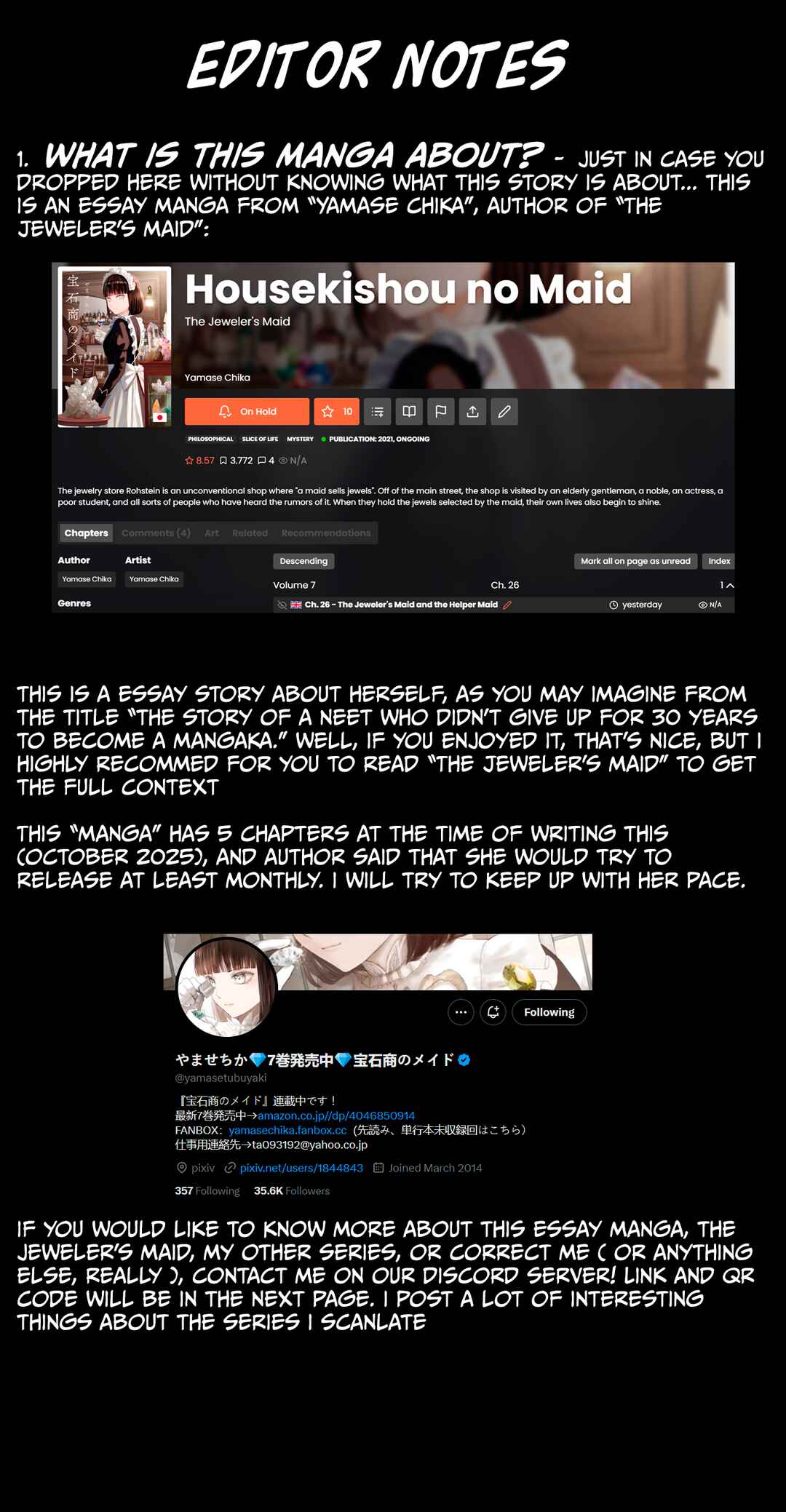 Page 7 Chapter 1 Essei Manga Matome ~30-nen Akiramezu ni Mangaka ni Natta Nīto no Ohanashi~