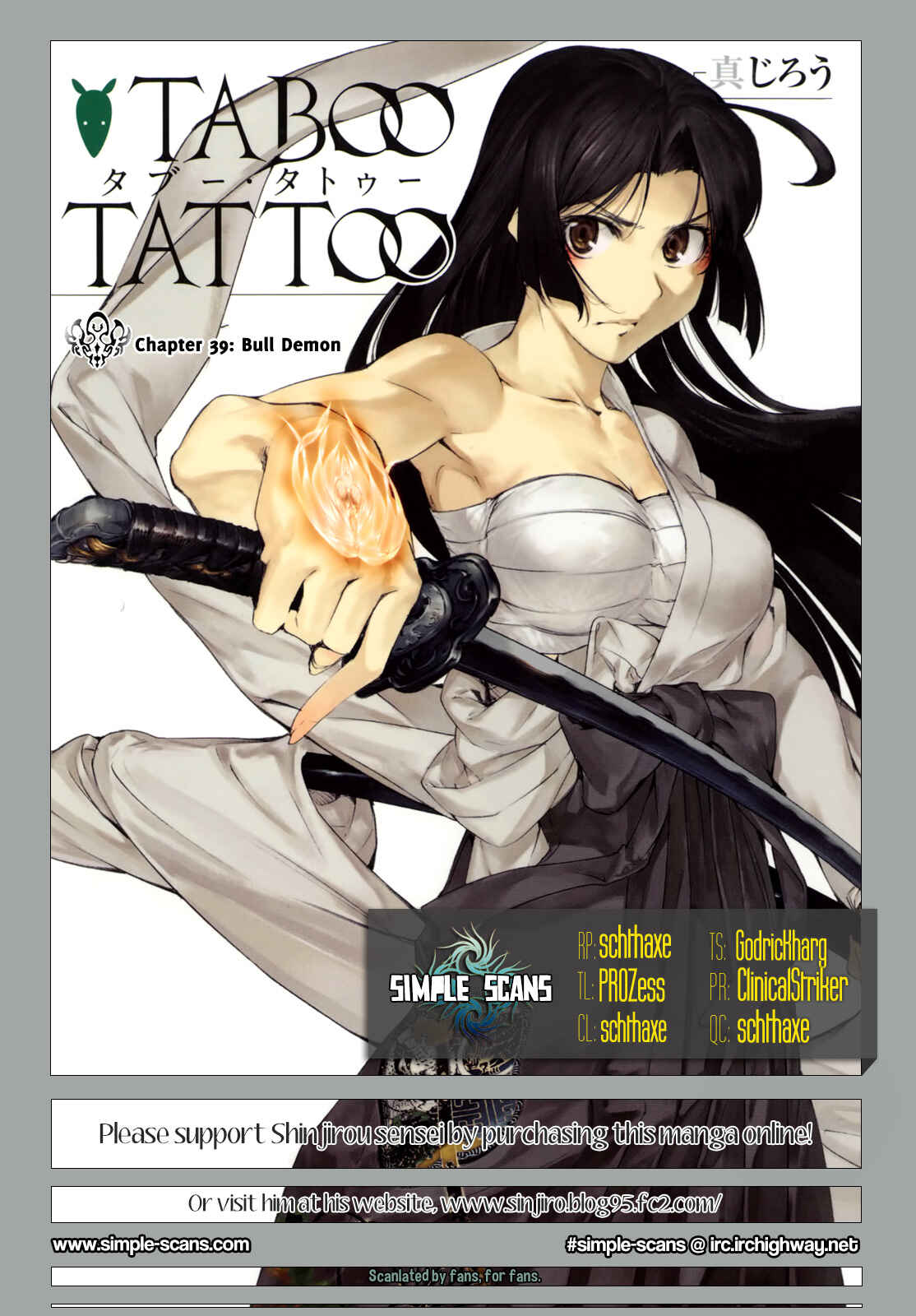 Page 1 Chapter 39 Taboo-Tattoo