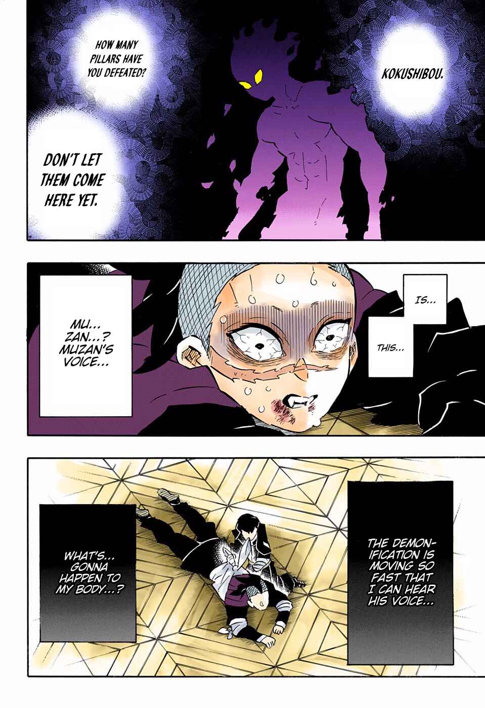 Page 4 Chapter 171 Demon Slayer: Kimetsu no Yaiba (Official Colored)