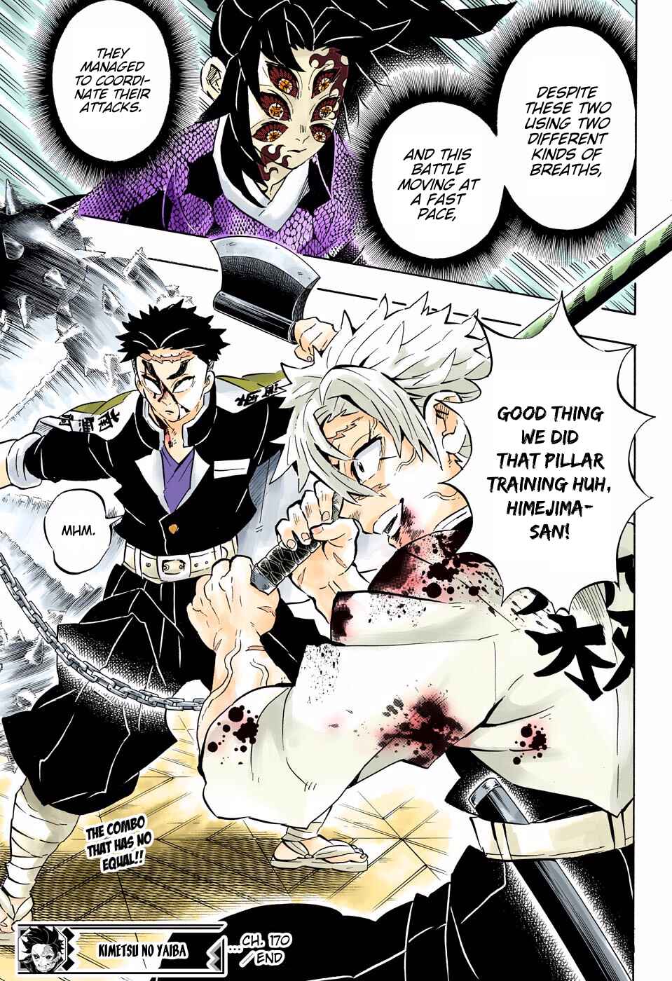 Page 19 Chapter 170 Demon Slayer: Kimetsu no Yaiba (Official Colored)