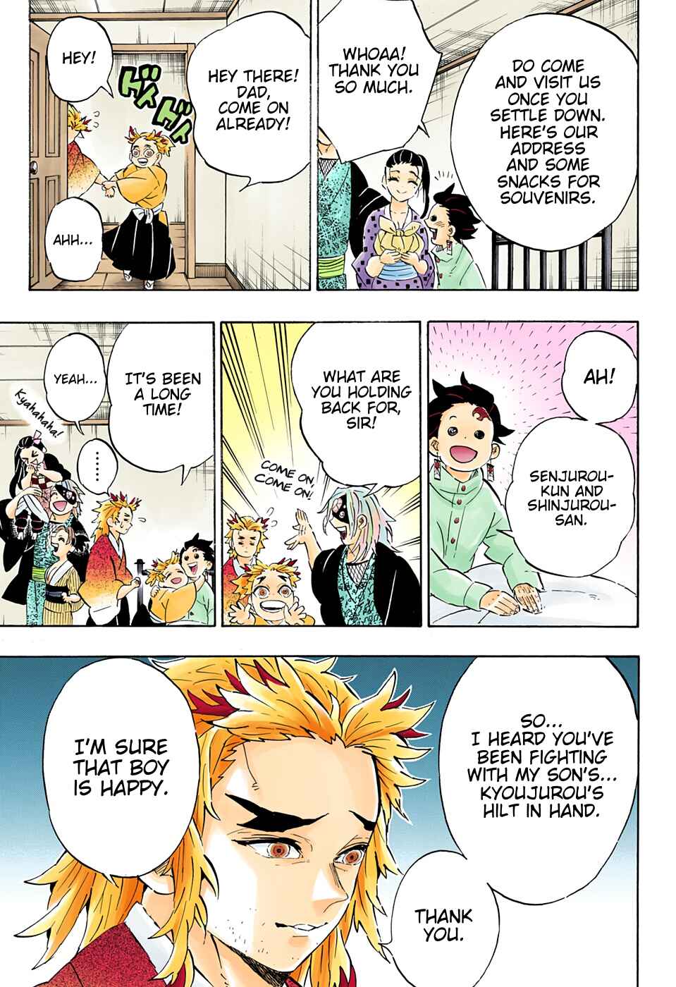 Page 17 Chapter 204 Demon Slayer: Kimetsu no Yaiba (Official Colored)