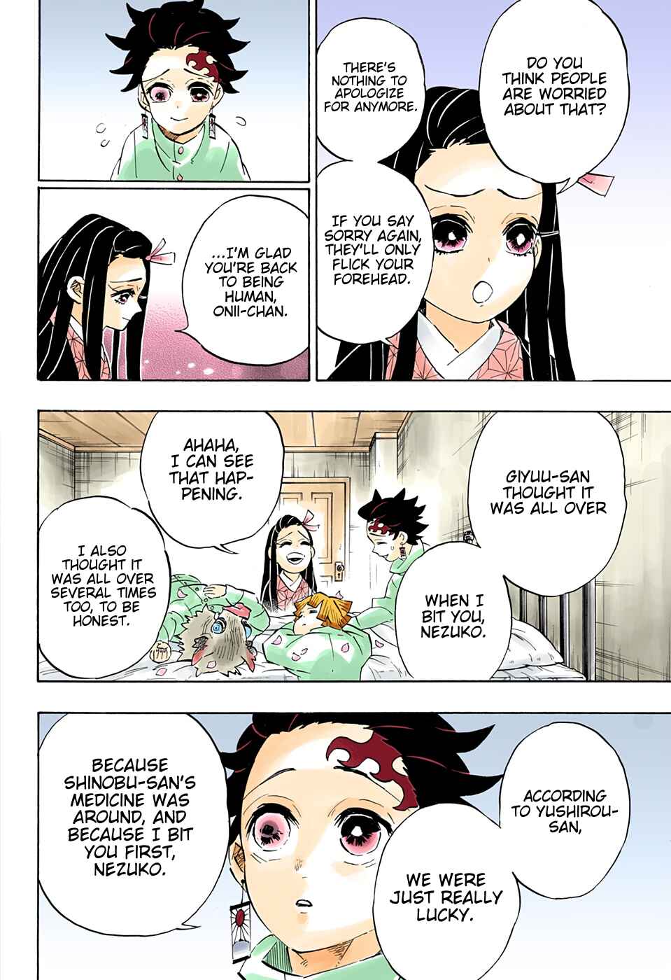 Page 8 Chapter 204 Demon Slayer: Kimetsu no Yaiba (Official Colored)