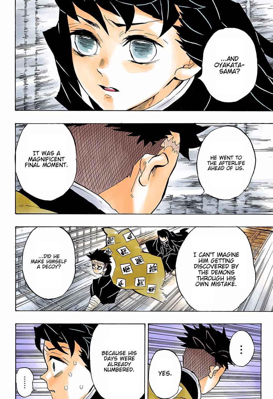 Page 12 Chapter 140 Demon Slayer: Kimetsu no Yaiba (Official Colored)