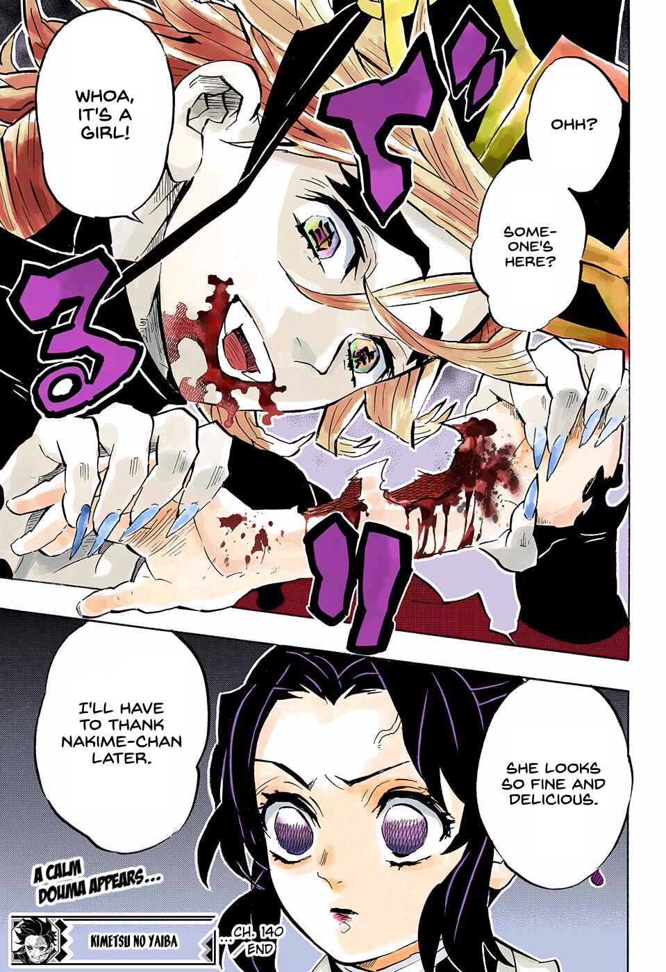Page 21 Chapter 140 Demon Slayer: Kimetsu no Yaiba (Official Colored)