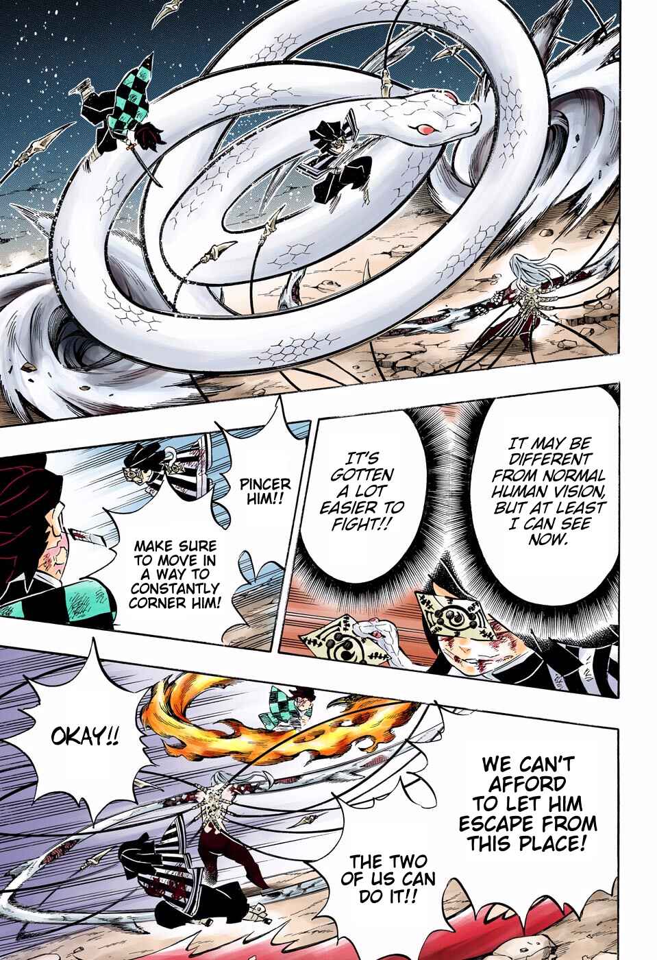 Page 17 Chapter 195 Demon Slayer: Kimetsu no Yaiba (Official Colored)