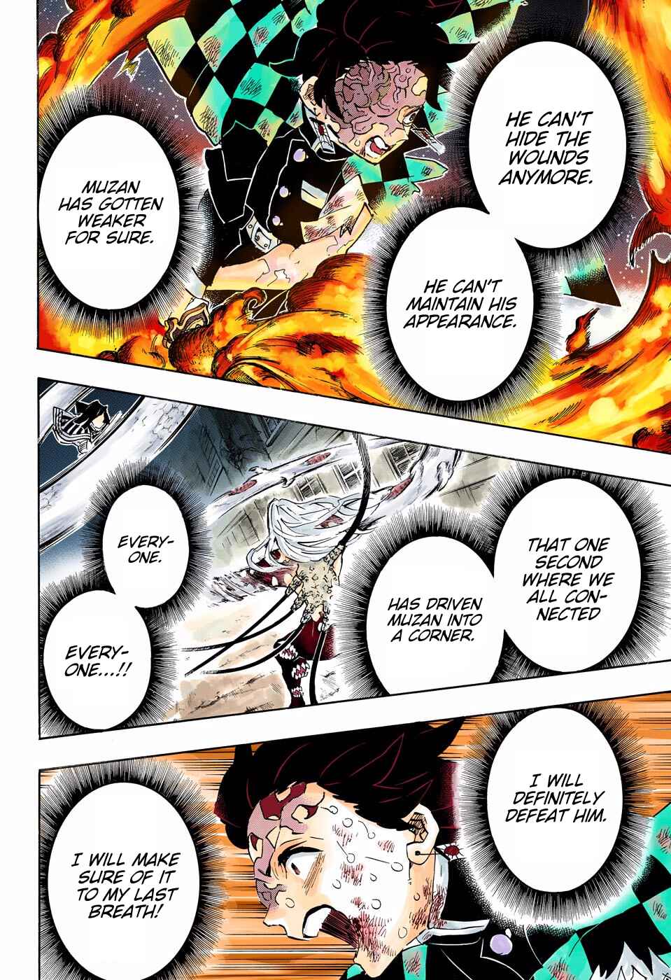 Page 4 Chapter 195 Demon Slayer: Kimetsu no Yaiba (Official Colored)