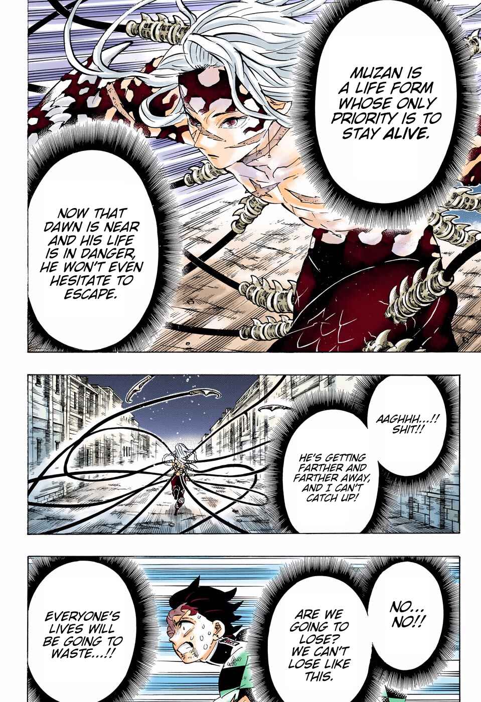 Page 8 Chapter 195 Demon Slayer: Kimetsu no Yaiba (Official Colored)