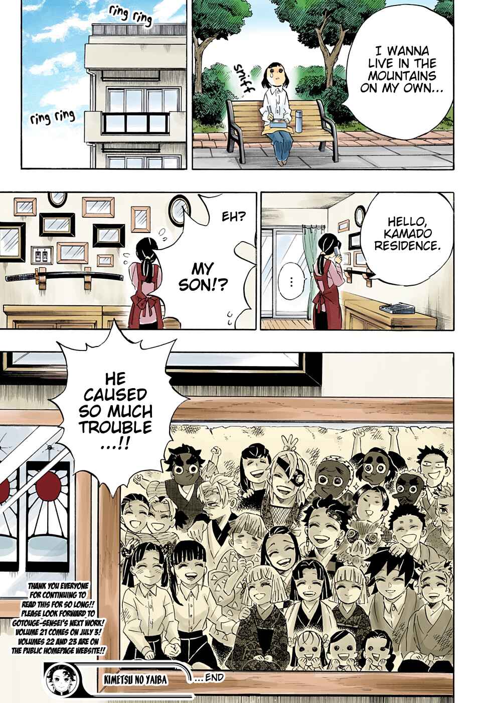 Page 24 Chapter 205 Demon Slayer: Kimetsu no Yaiba (Official Colored)