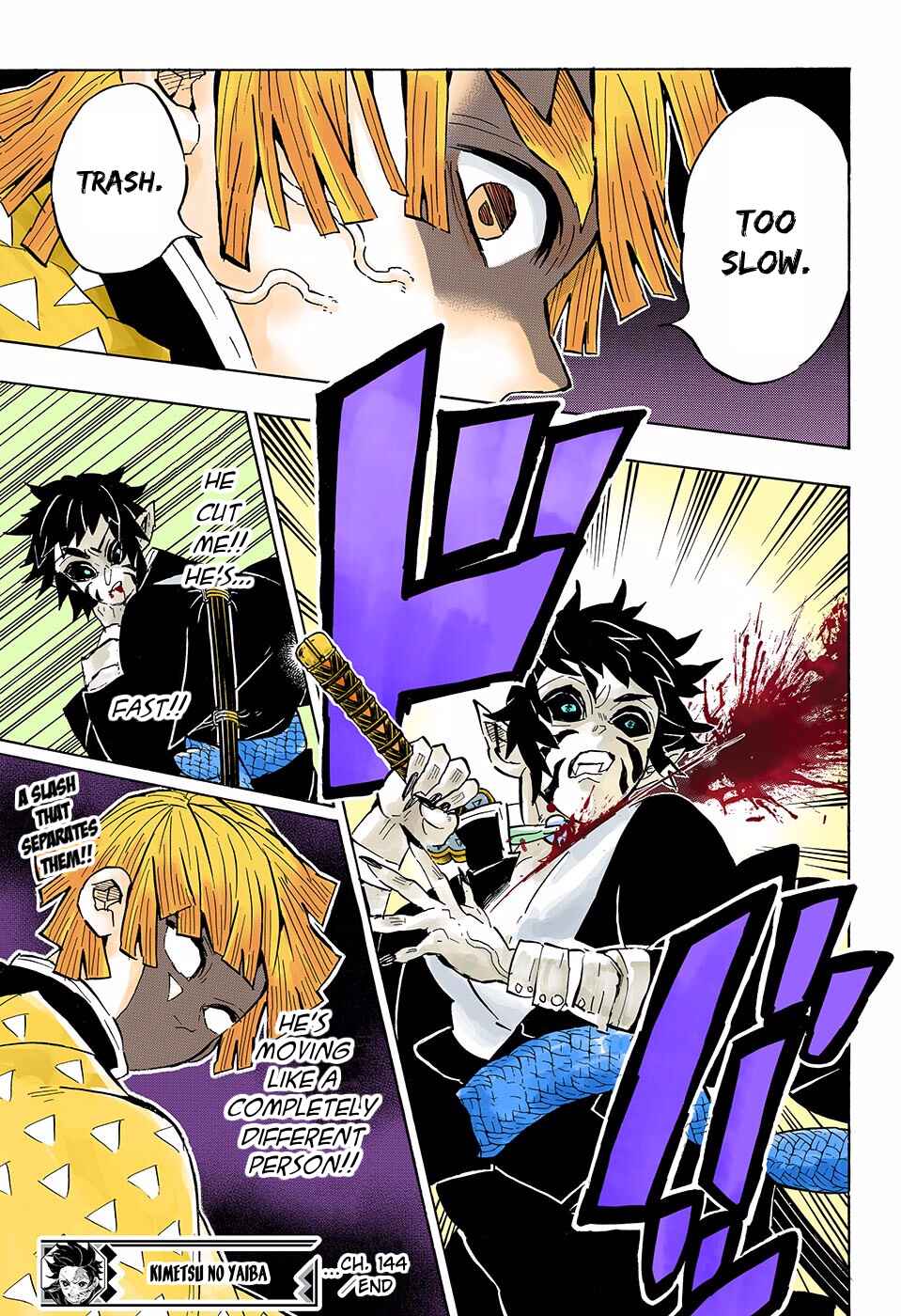 Page 19 Chapter 144 Demon Slayer: Kimetsu no Yaiba (Official Colored)