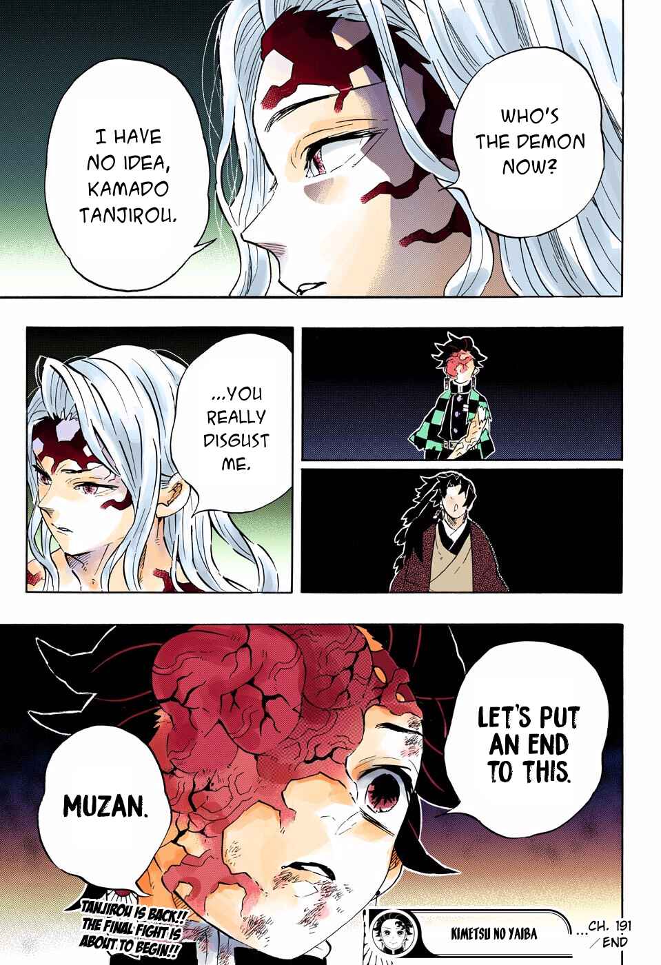 Page 22 Chapter 191 Demon Slayer: Kimetsu no Yaiba (Official Colored)