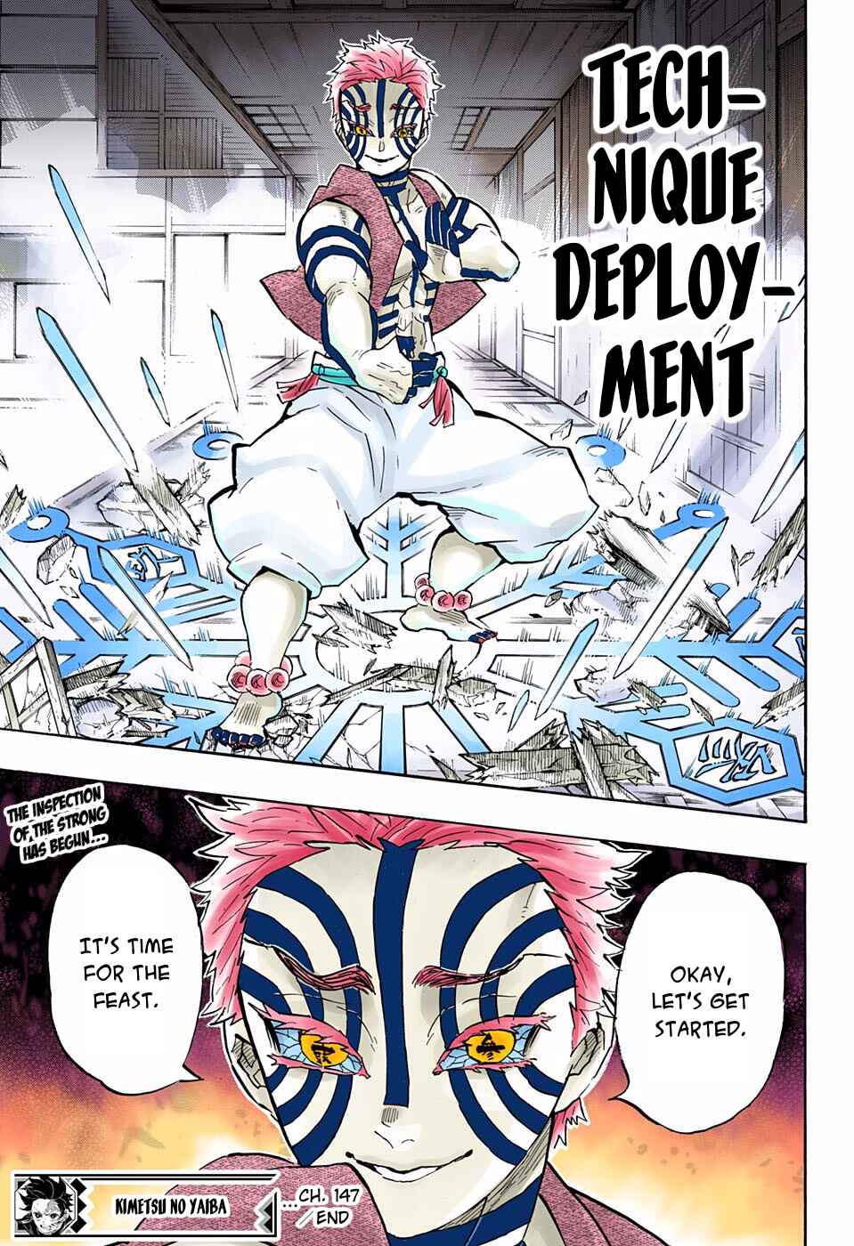 Page 20 Chapter 147 Demon Slayer: Kimetsu no Yaiba (Official Colored)