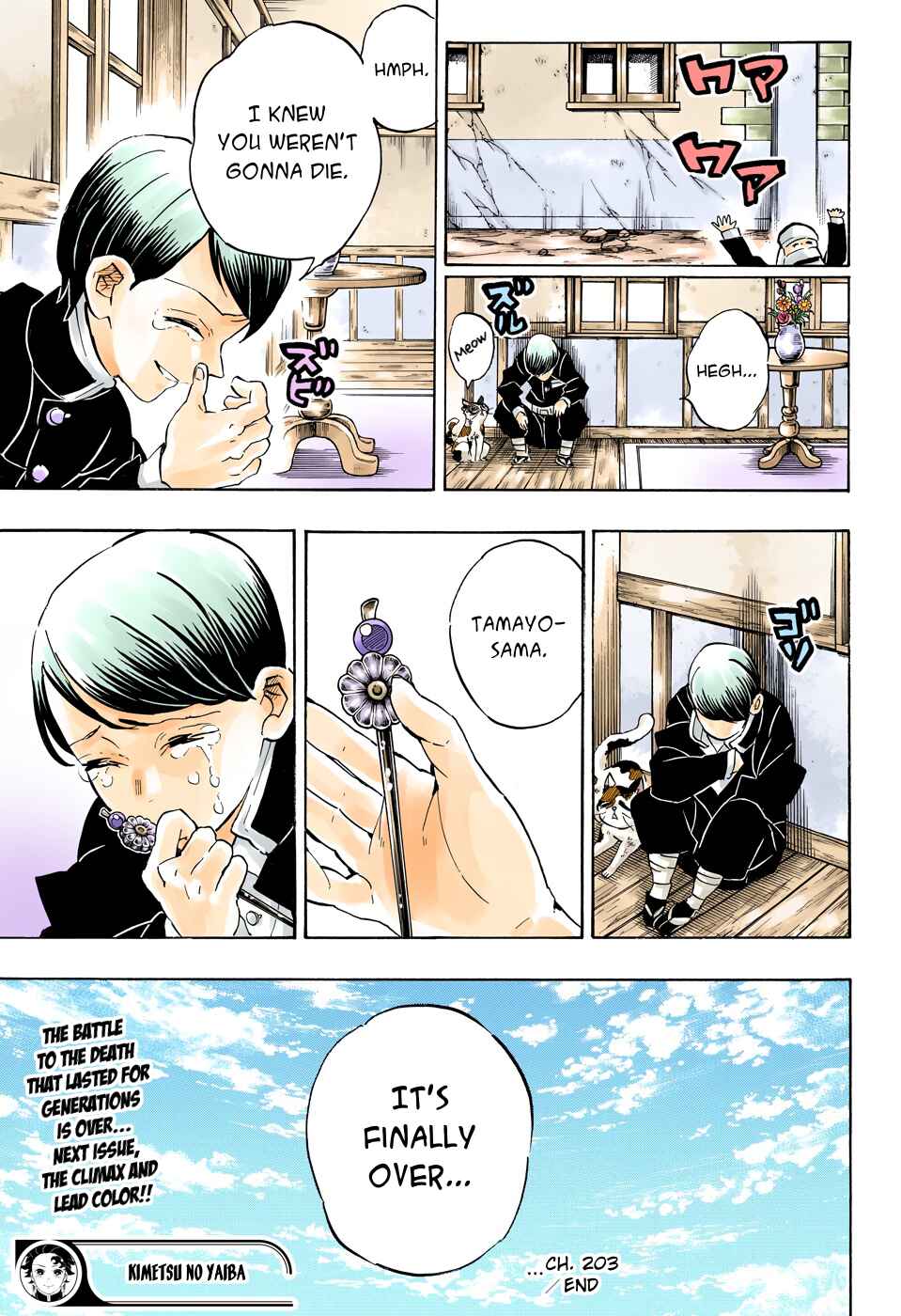 Page 19 Chapter 203 Demon Slayer: Kimetsu no Yaiba (Official Colored)