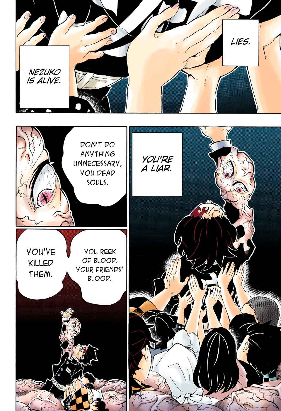 Page 4 Chapter 203 Demon Slayer: Kimetsu no Yaiba (Official Colored)