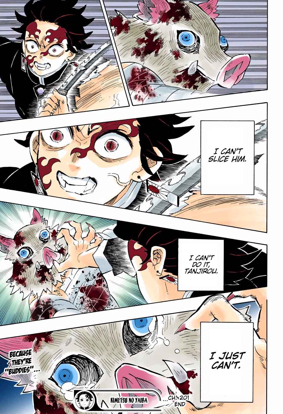 Page 19 Chapter 201 Demon Slayer: Kimetsu no Yaiba (Official Colored)