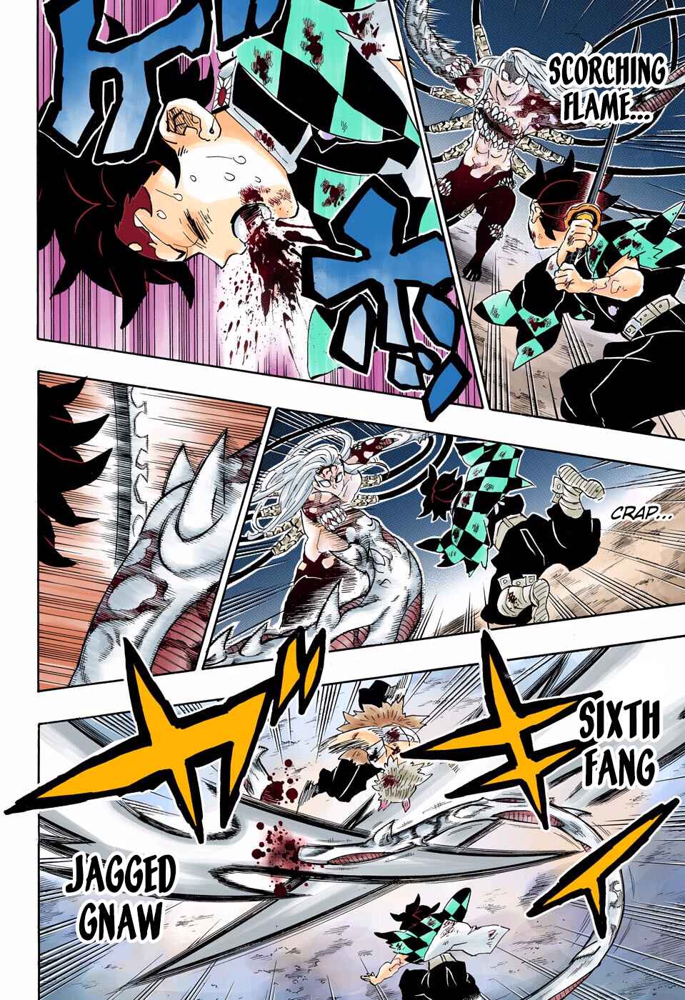 Page 8 Chapter 198 Demon Slayer: Kimetsu no Yaiba (Official Colored)