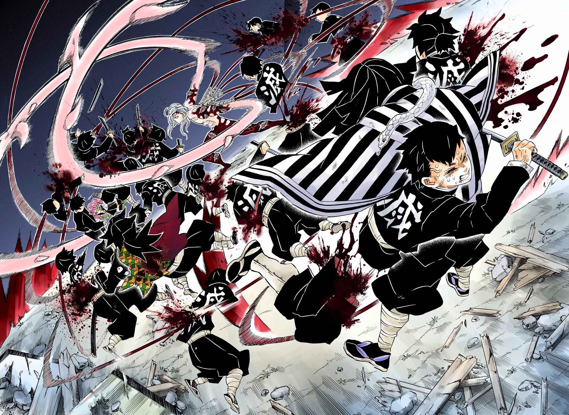 Page 12 Chapter 184 Demon Slayer: Kimetsu no Yaiba (Official Colored)