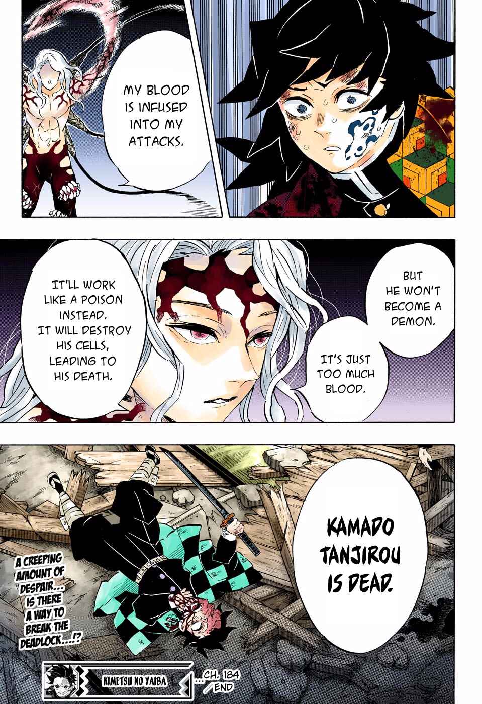 Page 18 Chapter 184 Demon Slayer: Kimetsu no Yaiba (Official Colored)