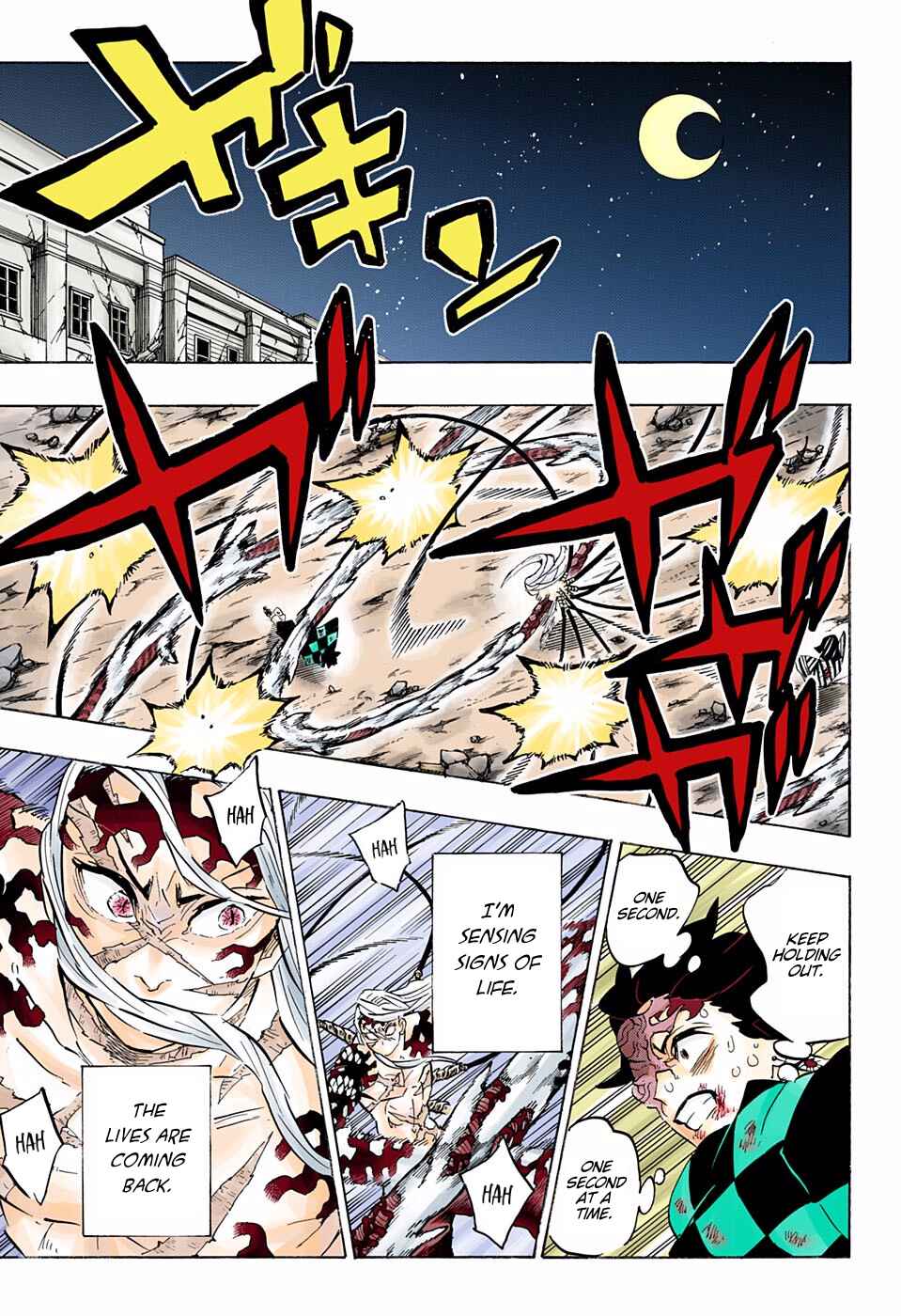 Page 13 Chapter 196 Demon Slayer: Kimetsu no Yaiba (Official Colored)