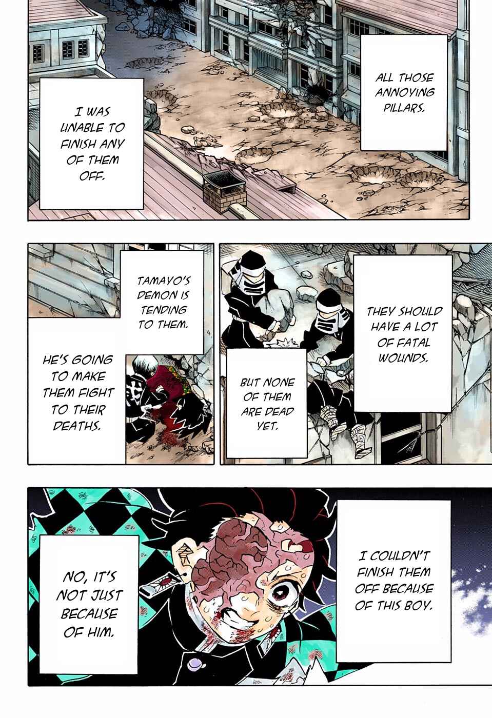Page 14 Chapter 196 Demon Slayer: Kimetsu no Yaiba (Official Colored)