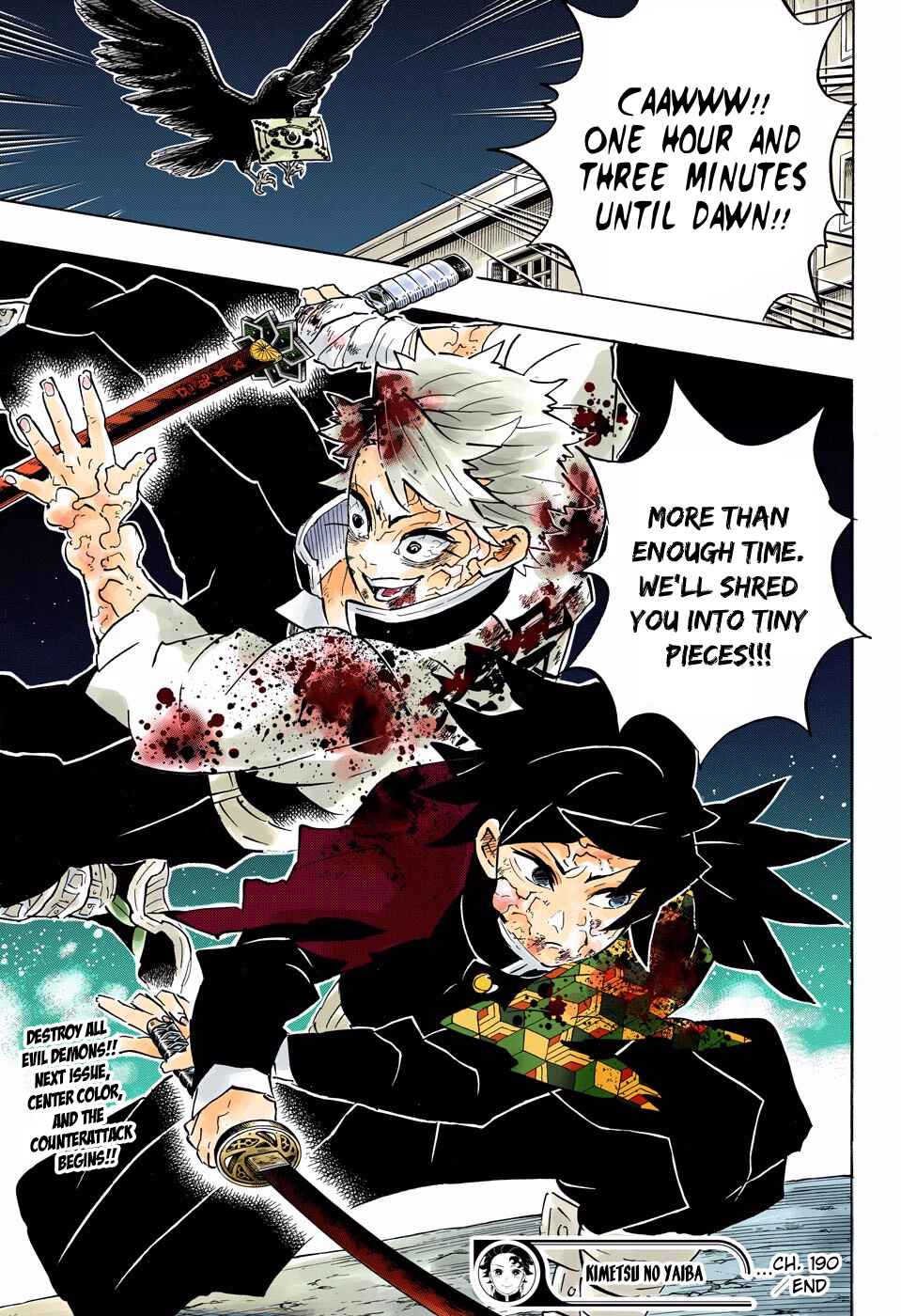 Page 19 Chapter 190 Demon Slayer: Kimetsu no Yaiba (Official Colored)