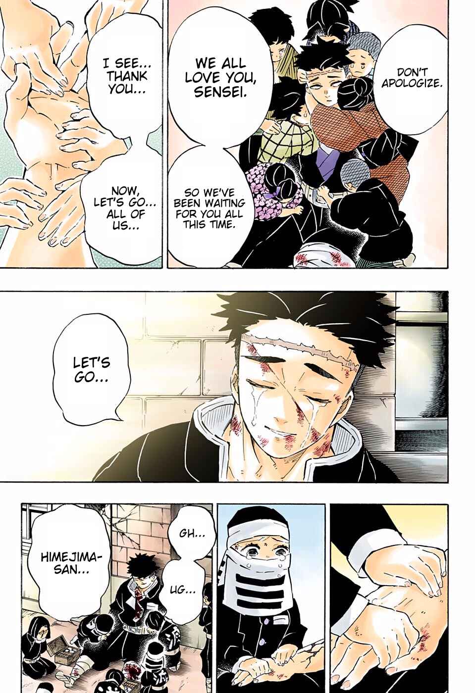 Page 11 Chapter 200 Demon Slayer: Kimetsu no Yaiba (Official Colored)