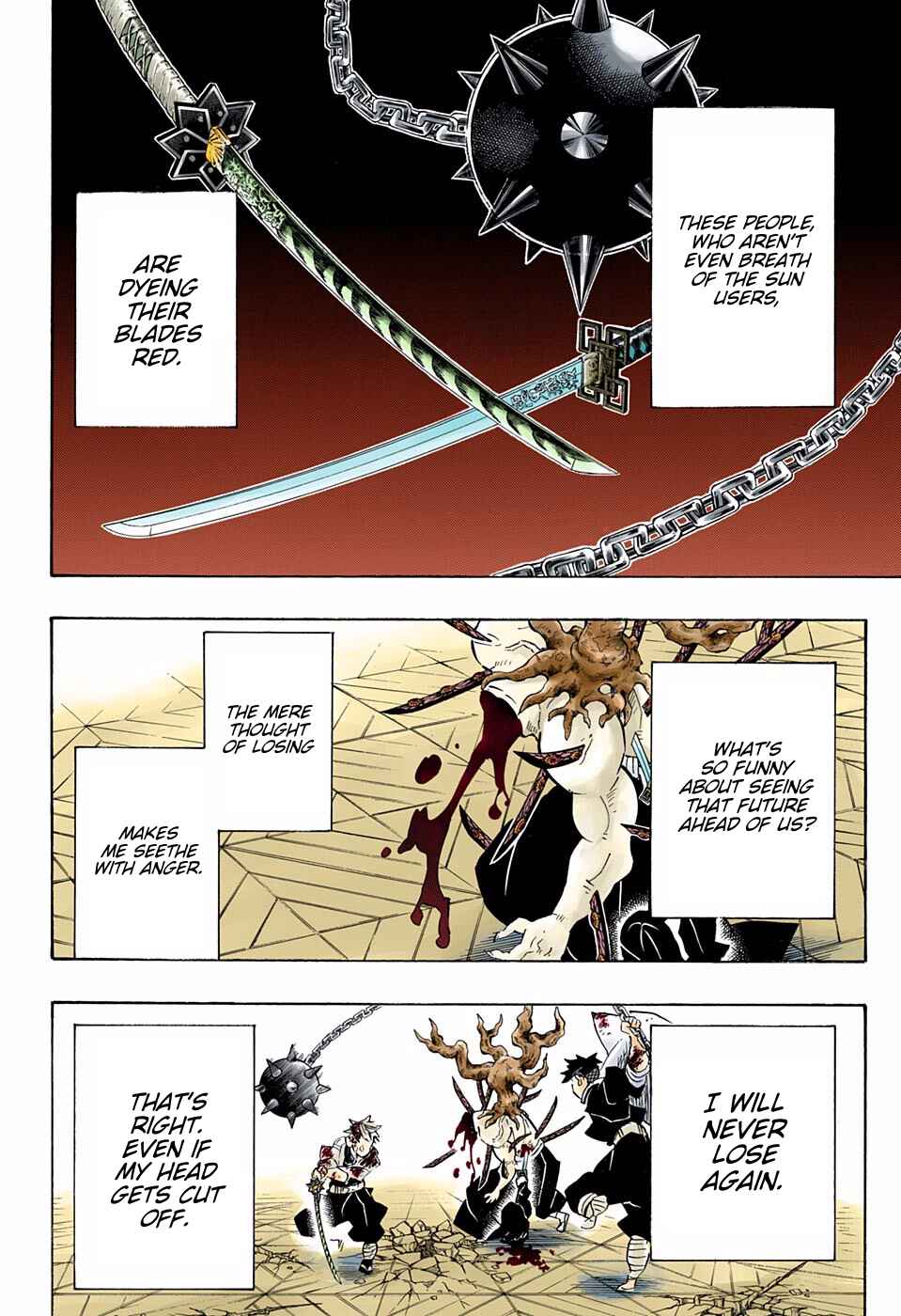 Page 4 Chapter 176 Demon Slayer: Kimetsu no Yaiba (Official Colored)