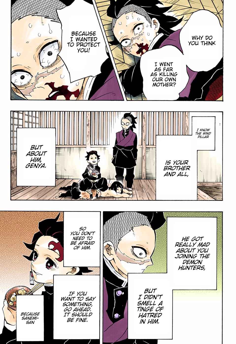 Page 13 Chapter 166 Demon Slayer: Kimetsu no Yaiba (Official Colored)