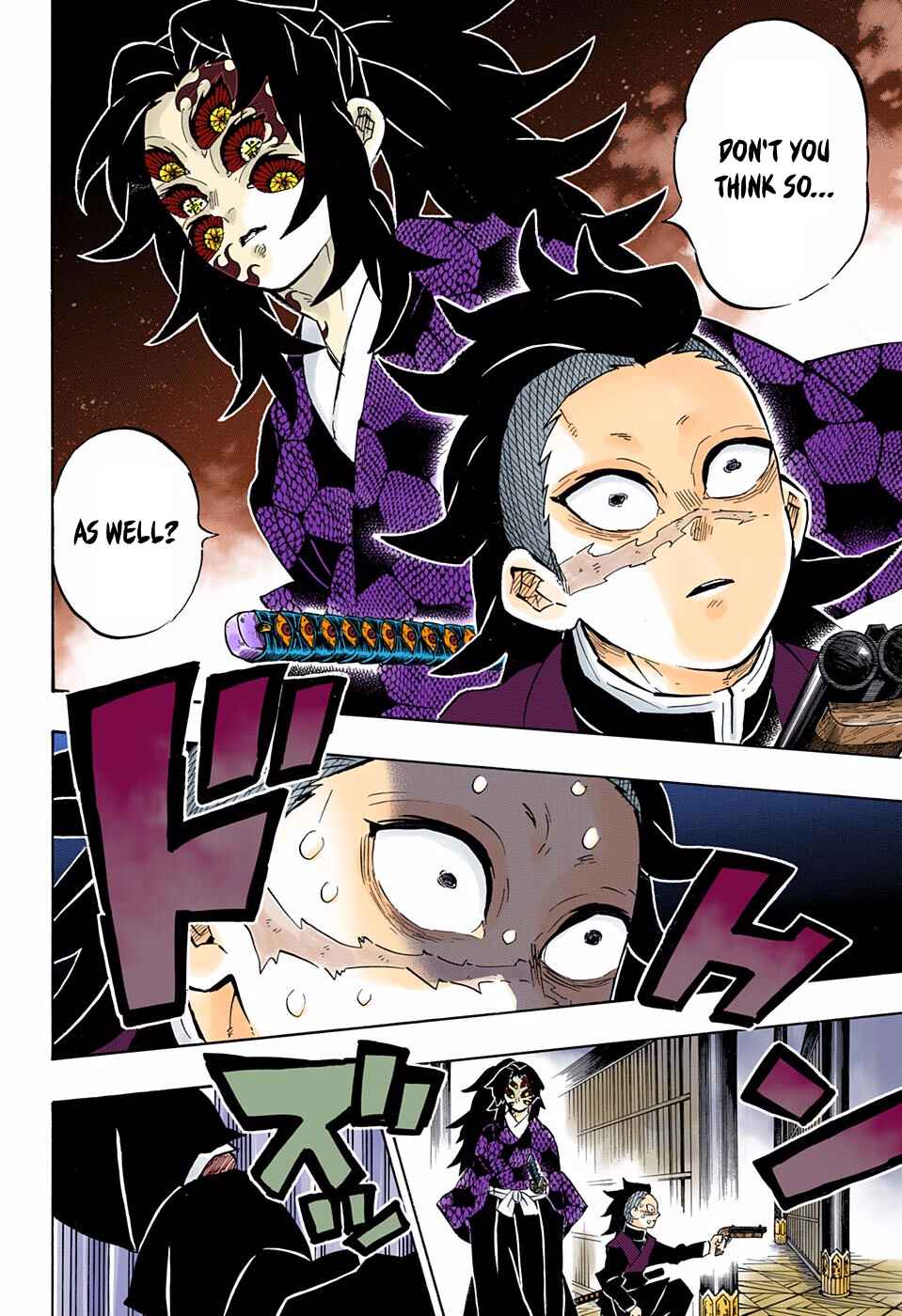 Page 4 Chapter 166 Demon Slayer: Kimetsu no Yaiba (Official Colored)