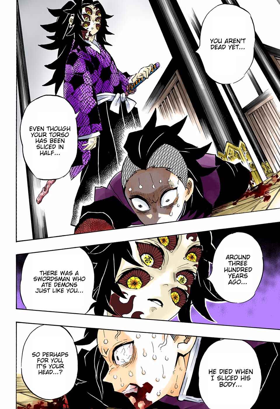 Page 8 Chapter 166 Demon Slayer: Kimetsu no Yaiba (Official Colored)