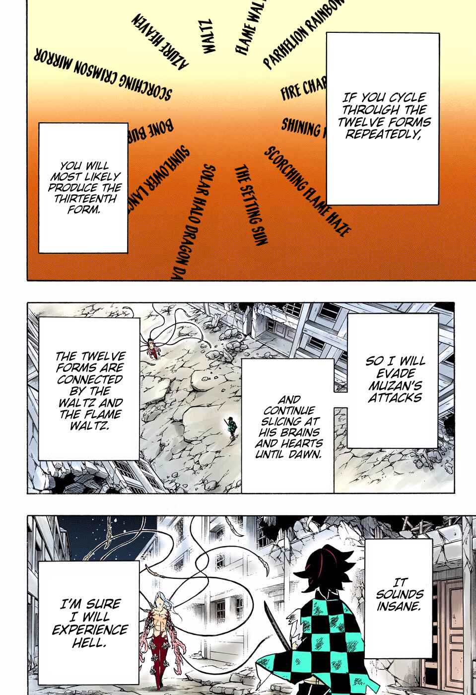 Page 10 Chapter 192 Demon Slayer: Kimetsu no Yaiba (Official Colored)