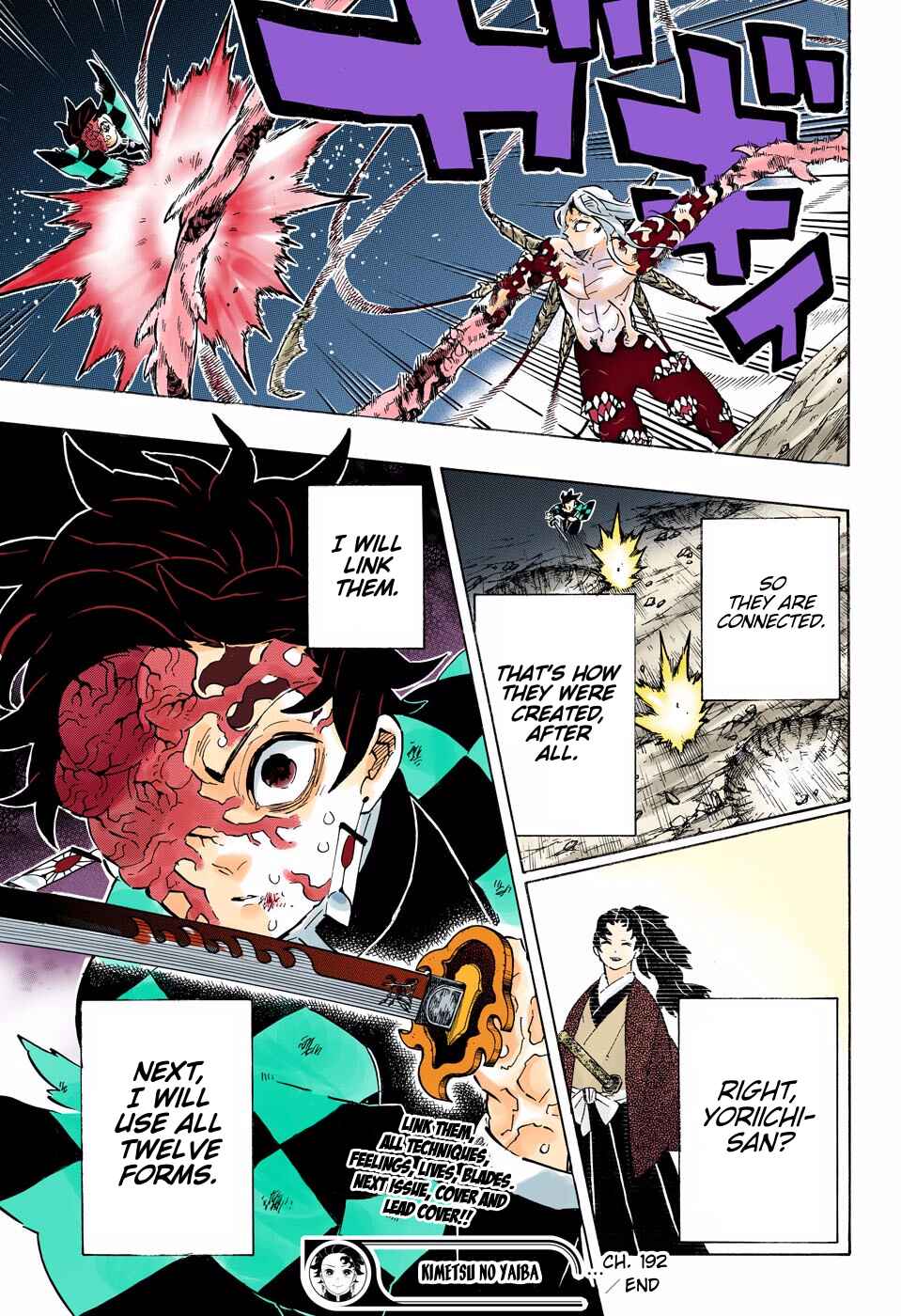Page 19 Chapter 192 Demon Slayer: Kimetsu no Yaiba (Official Colored)