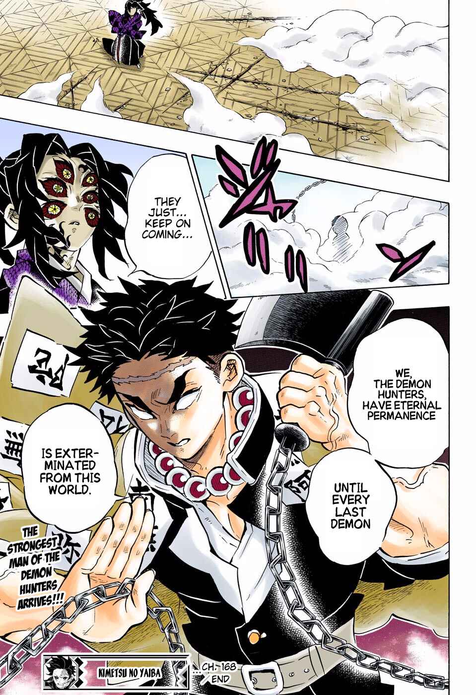 Page 21 Chapter 168 Demon Slayer: Kimetsu no Yaiba (Official Colored)