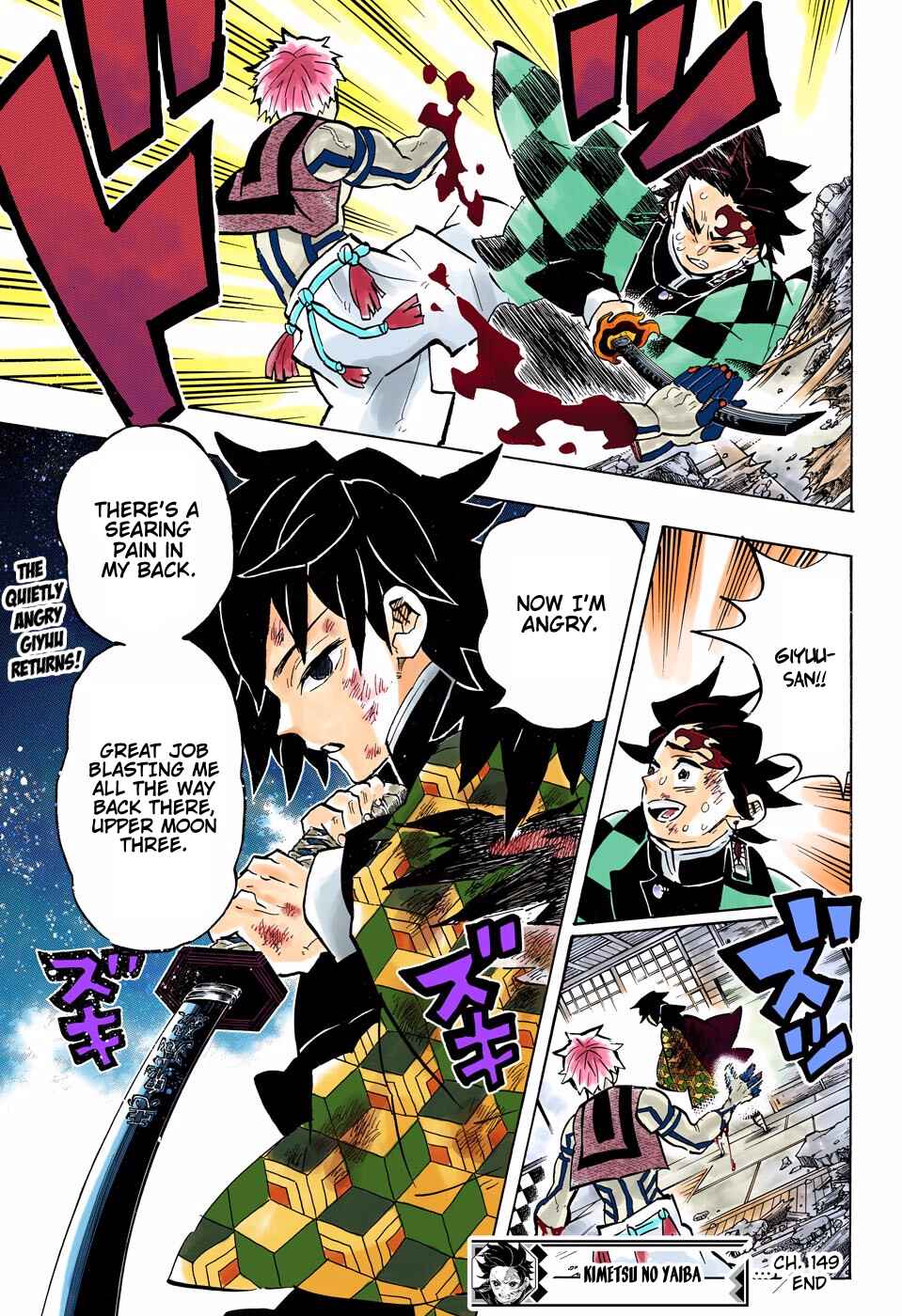 Page 19 Chapter 149 Demon Slayer: Kimetsu no Yaiba (Official Colored)