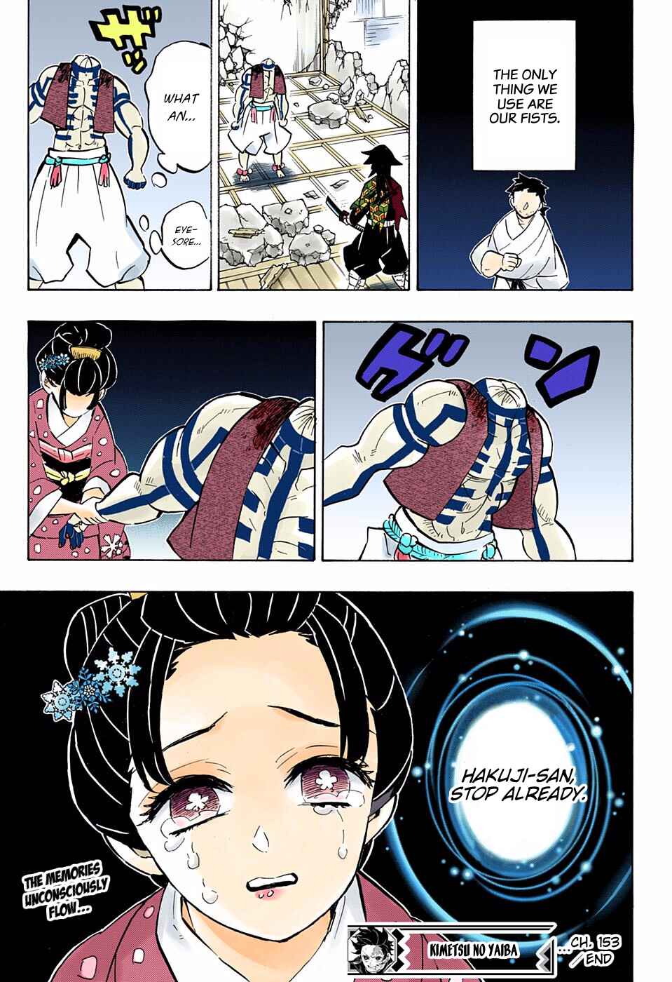 Page 19 Chapter 153 Demon Slayer: Kimetsu no Yaiba (Official Colored)