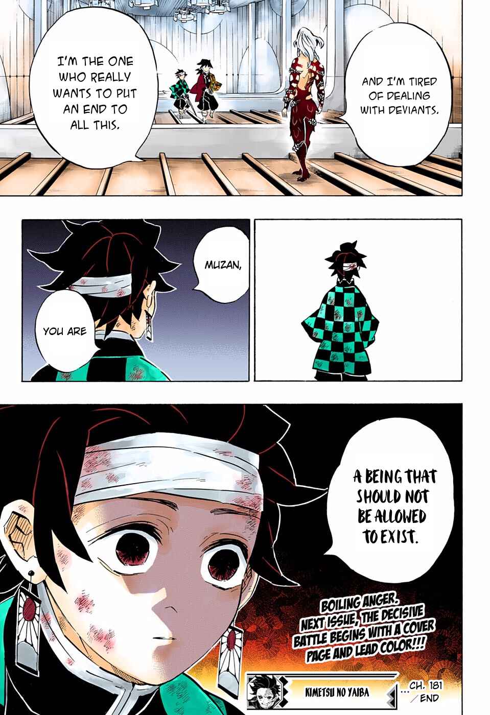 Page 18 Chapter 181 Demon Slayer: Kimetsu no Yaiba (Official Colored)