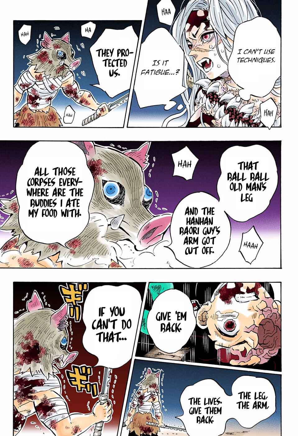 Page 10 Chapter 197 Demon Slayer: Kimetsu no Yaiba (Official Colored)