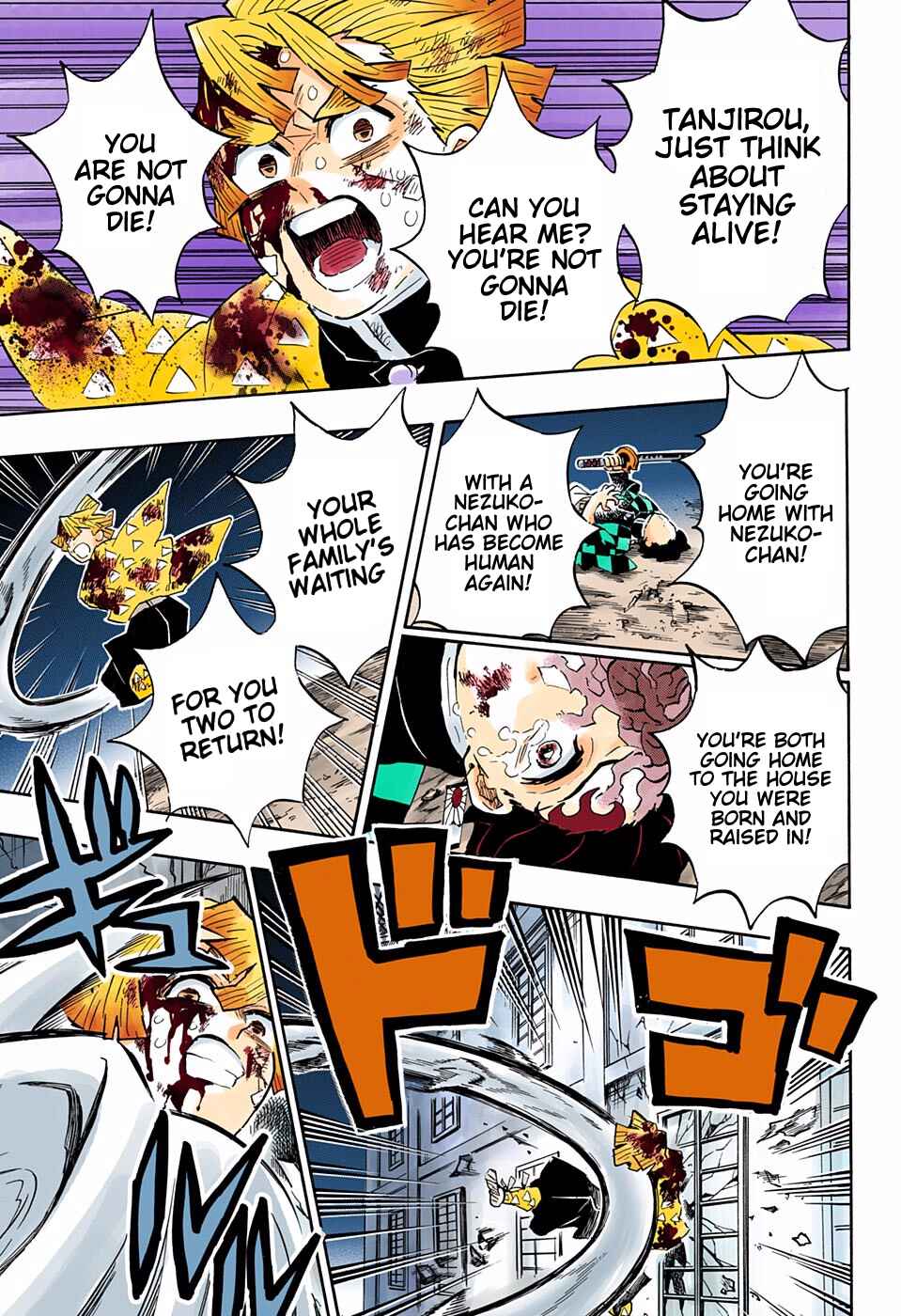Page 14 Chapter 197 Demon Slayer: Kimetsu no Yaiba (Official Colored)