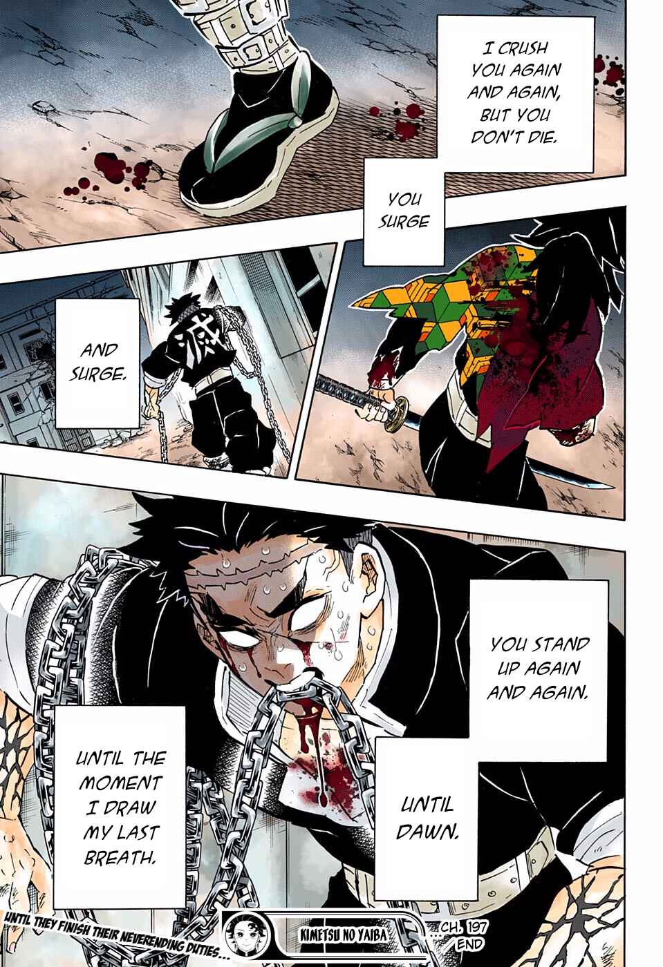 Page 18 Chapter 197 Demon Slayer: Kimetsu no Yaiba (Official Colored)